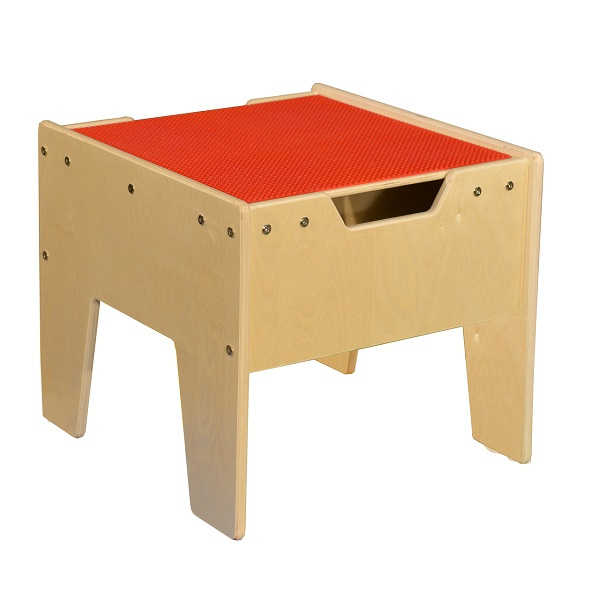 C991300-R Activity Table w/ LEGO Top - Red