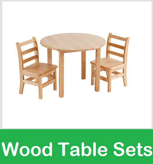 wood table chair sets school preschool wooden kids furniture