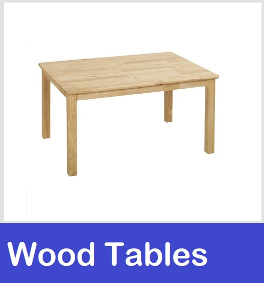 wood tables school preschool daycare tables